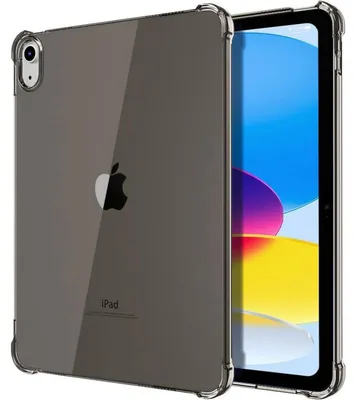 Produktbild von Schutzhülle für iPad 11 Zoll 11. Gen. 2025 & 10. Gen. 2022, Transparent Schwarz TPU
