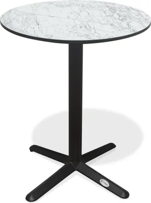 Produktbild von Runder Gartentisch aus Stahl und HPL-Platte