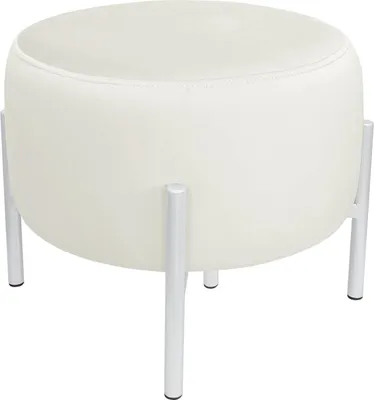 Obrázok produktu pre WILFRED MG VELVET taburetka, ecru/biela