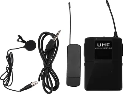 Produktbild von USB-101T 10 Kanäle kabelloses Lavalier-Ansteckmikrofonsystem mit Taschensender