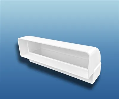 Produktbild von 90° Bogen vertikal : 125 (220x55) System: 125 (220x55)