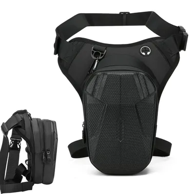 Produktbild von Beintasche Motorrad Wasserdicht für Herren & Damen Oberschenkeltasche Schwarz