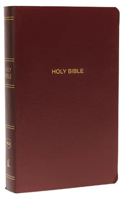 Produktbild von NKJV, Gift and Award Bible, Leather-Look, Burgundy, Red Letter, Comfort Print