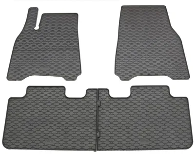 Gummifußmatten Set 4-teilig für Tesla Y (2021-), schwarz