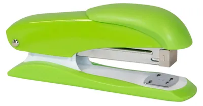 Image de Agrafeuse Idena 13cm vert pour 20 feuilles, avec 50 agrafes 24/6