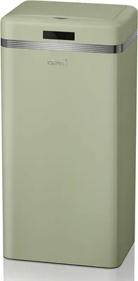 Immagine prodotto di Contenitore per rifiuti da cucina - Pattumiera con sensore - Rifiuti igienici - Apertura automatica - 45 litri - Verde