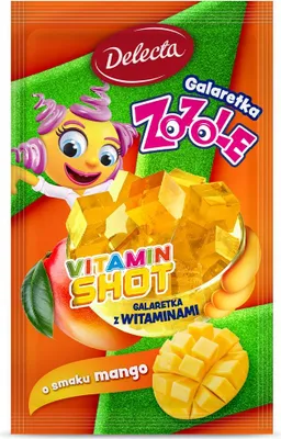 Zdjęcie produktu dla Delecta Galaretka Zozole o smaku mango 70g