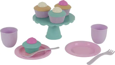 Productafbeelding van Dantoy Cupcake speelset, Fairytale, 19-delig, pastelkleuren