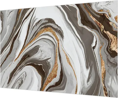 Produktbild von Wandtapete - Dekorative Tapete für Wohnzimmer - Tapetenfolie für Wanddekoration - 208x146 cm - Marmorwirbel