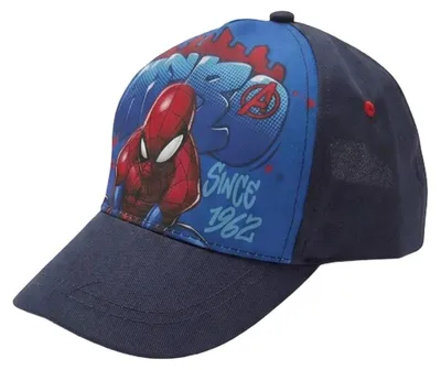 Produktbild von Marvel Spiderman Kinder Baseball Kappe Basecap – Dunkelblau / 52