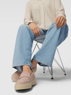 Produktbild von Bullboxer Bullboxer Penny Loafers Hellrosa - Stylische Schlupfschuhe mit Schaftbrücke - Größe 40