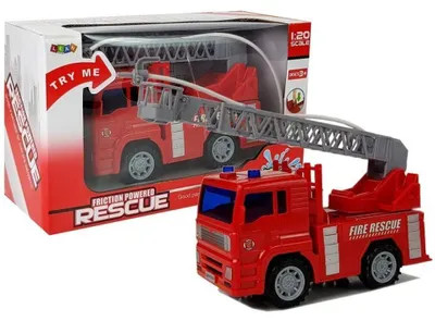 Immagine prodotto di Leantoys: camion dei pompieri a batteria in scala 1:20 con acqua