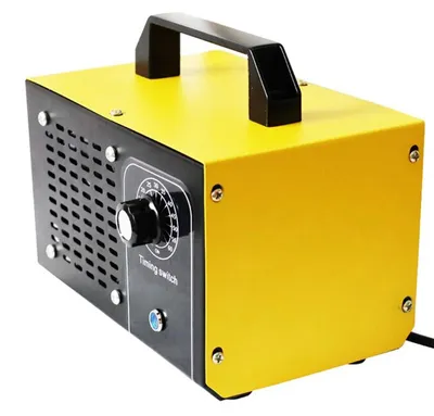 Image de Générateur d'ozone et purificateur d'air - 60 g/h - 220 V - Boîtier en acier - Fonction pulsée - Élimine les odeurs et le formaldéhyde - Pour la maison, la voiture, la cuisine, la salle de bain