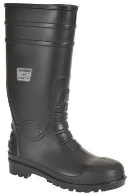 Produktbild von Portwest FW94 Klassik Sicherheitsgummistiefel S4 Black Gr. 45