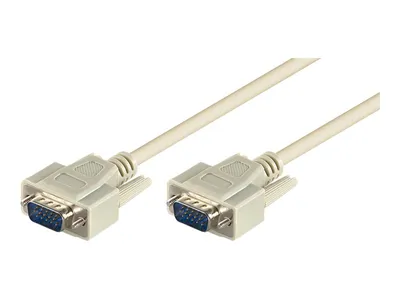 Produktbild von Goobay 68310, 2 m, VGA (D-Sub), VGA (D-Sub), Männlich, Männlich, Grau