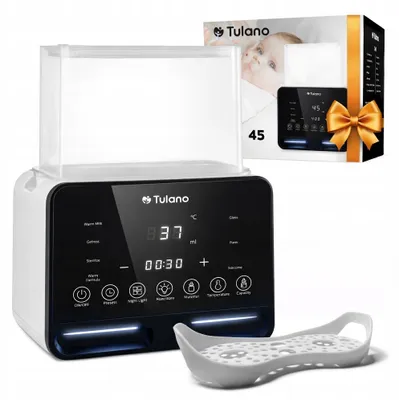 Zdjęcie produktu dla Podgrzewacz do butelek Tulano 7-w-1, sterylizator smoczków i lampka nocna TN-ELLIE 45