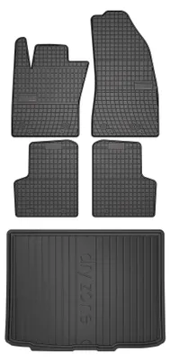 Obrázok produktu pre Gumové autokoberce SolidPRO + vaňa kufra DryZone pre: Jeep Renegade 2014-2019 SUV 5 ks