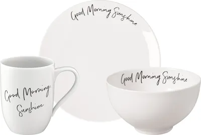 Produktbild von Villeroy & Boch Statement Frühstücks-Set Good Morning Sunshine 3-teilig