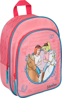Produktbild von Kindergartenrucksack Bibi & Tina Mädchen - Rucksack 2 Fächer mit Bibi Tina rosa