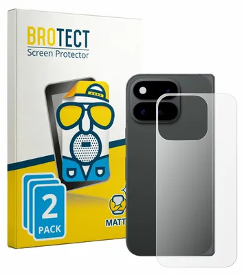 Produktbild von 2x BROTECT Schutzfolie für Google Pixel 11 Pro Fold (Rückseite) matt entspiegelt