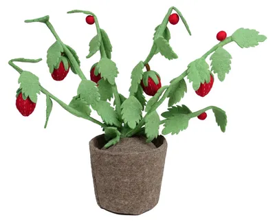 Produktbild von KidsDepot Pflanze - Strawberry - Grün - H 56 cm