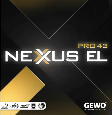 Produktbild von GEWO Tischtennisbelag / Nexxus EL Pro 43 / NEU /