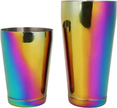 Zdjęcie produktu dla Stylowy shaker do koktajli ze stali nierdzewnej do baru