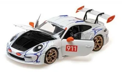 Immagine prodotto di Minichamps 1:18 PORSCHE 911 (992) GT3RS – 2023 – BIAANCO/ARANCIONE