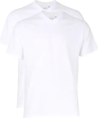 Produktbild von GÖTZBURG Herren T-Shirt, kurzarm, Baumwolle, Single Jersey, weiß uni, 2er Pack Größe: 5XL