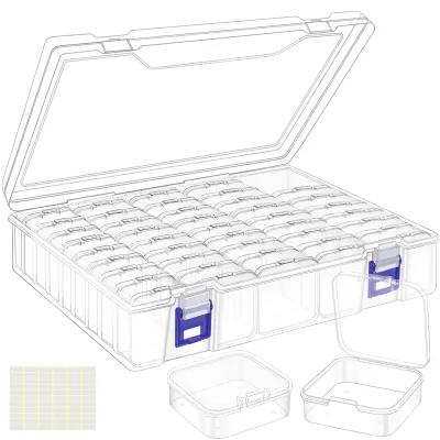 Obrázek produktu pro Organizér na korálky, sada 46 malých organizérů a úložných boxů z plastu
