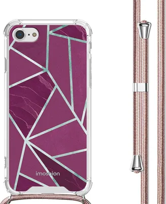 Obrázek produktu pro imoshion Designové pouzdro s páskem iPhone SE (2022 / 2020) / 8 / 7 - Bordeaux Graphic