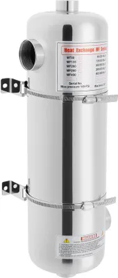 Obrázek produktu pro Výměník tepla pro bazén – výkon 28 až 60 kW – nerezové topné těleso pro vířivky a bazény