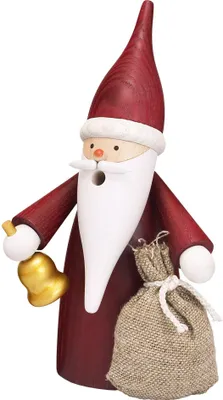 Produktbild von Seiffener Volkskunst  Räuchermännchen Weihnachtswichtel - Größe ca. 16cm, für Räucherkerzen Größe M (Standard) - 12315
