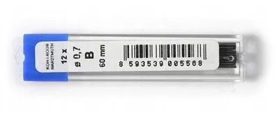 Produktbild von Koh-I-Noor Graphitminen 0,7mm 2H (12 Stück)