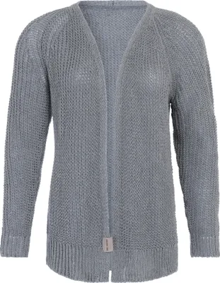 Produktbild von Knit Factory Daisy Kurze Strickjacke - Grau - 40/42