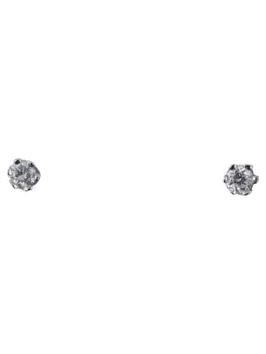 Produktbild von MIAMAR 1128939 Damen Ohrstecker 14 Karat (585) Weißgold weiß