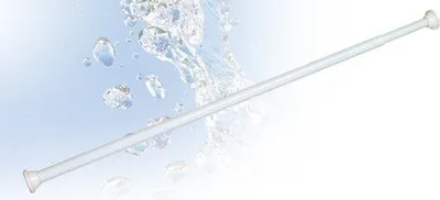 Produktbild von Teleskopstange slim line 125 cm - 220 cm weiss ALU Duschstange