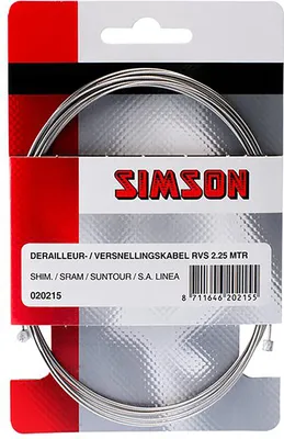 Produktbild von Simson Kabelinnenzahnrad 2250 mm Silber