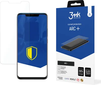 Produktbild von 3mk Display Schutzfolie ARC+ für Huawei Mate 20 Pro 0,17mm Self-Heal