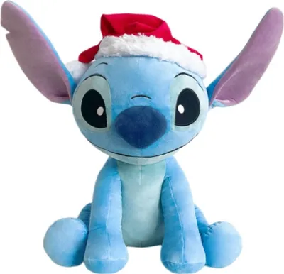 Zdjęcie produktu dla Pluszowa figurka Lilo & Stitch z czapką świąteczną o wysokości 50 cm