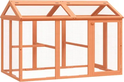 Immagine prodotto di vidaXL Recinto per esterni marrone 141x94x104 cm in legno di pino massiccio