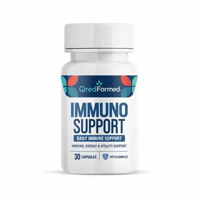 Zdjęcie produktu dla IMMUNO SUPPORT – Codzienne wsparcie dla zdrowia i dostarczenie składników odżywczych – 30 kapsułek, Obraz wygenerowany przez AI
