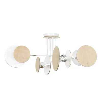 Zdjęcie produktu dla LAMPA SUFITOWA Emibig 4xE27 60W ZITA 4 WHITE 174/4