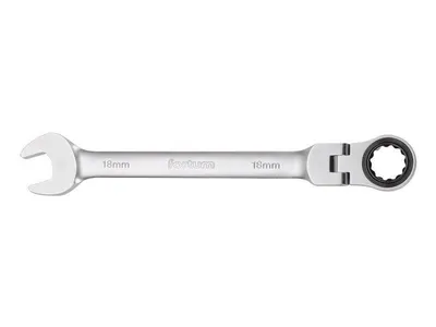 Produktbild von Fortum Ringmaulschlüssel (4720216) Ringmaulschlüssel mit Gelenk, 72 Zähne, 16mm, L 217mm, CrV/S2