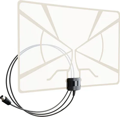 Zdjęcie produktu dla Xoro SAT200311, Wewnętrzna, Biały, 2 m, 3 dB, DVB-T, DVB-T2, UHF, VHF