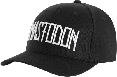 Image de Mastodon - Casquette de baseball homme/femme unie RO6055 (taille unique) (Noir/Blanc)