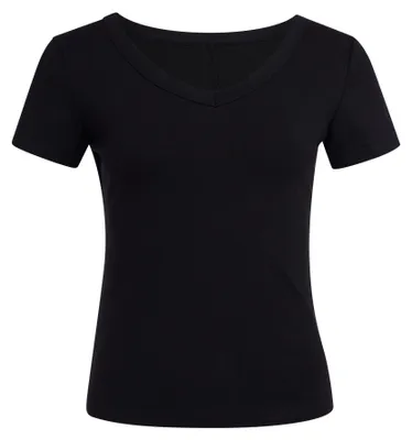 Image de T-shirt pour femme NAHIMA - noir, taille XS