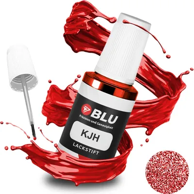Produktbild von BLU Auto Lackstift Rot kompatibel für Citroen KJH ScarletRot | Auto Lack Reparatur Ausbesserungslack