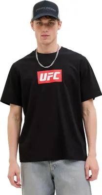 Produktbild von Jack & Jones Ufc Kurzarm-t-shirt Schwarz L Herren Schwarz L