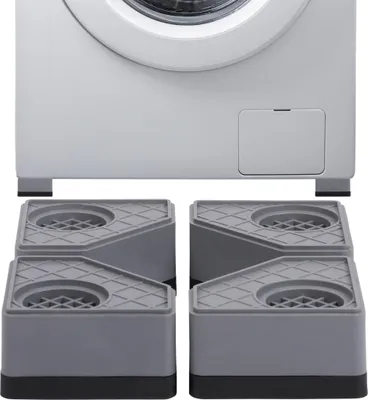 Produktbild von Belle Vous 4er Pack Schwingungsdämpfer Waschmaschine - Geräusch- & Vibrationsdämpfer Waschmaschine Rutsch Stop für die Waschmaschine & Trockner -